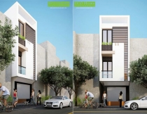 Thiết kế nhà phố 3 tầng